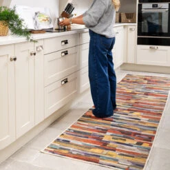 Washable Vibrant Abstract Rug - Blur 32 Washable Vibrant Abstract Rug - Blur -Kukoon Rugs Store Everyday Blur room web RRL 5 1