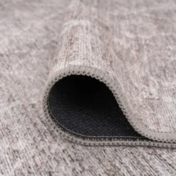 Washable Grey Kitchen Mat - Brindle 14 Washable Grey Kitchen Mat - Brindle -Kukoon Rugs Store Everyday Brindle Detail 11