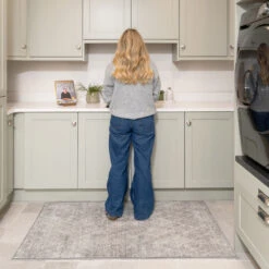 Washable Grey Kitchen Mat - Brindle 12 Washable Grey Kitchen Mat - Brindle -Kukoon Rugs Store Everyday Brindle room web 7