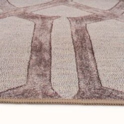 Washable Grey Kitchen Mat - Burrow -Kukoon Rugs Store Everyday Burrow Detail 2