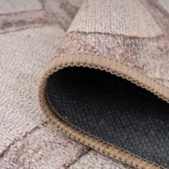 Washable Grey Kitchen Mat - Burrow -Kukoon Rugs Store Everyday Burrow Detail 10 2