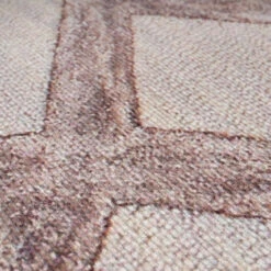 Washable Neutral Geometric Rug - Burrow -Kukoon Rugs Store Everyday Burrow Detail 5 1