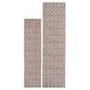 Washable Neutral Geometric Runner - Burrow -Kukoon Rugs Store Everyday Burrow overhead RR RRL SQ