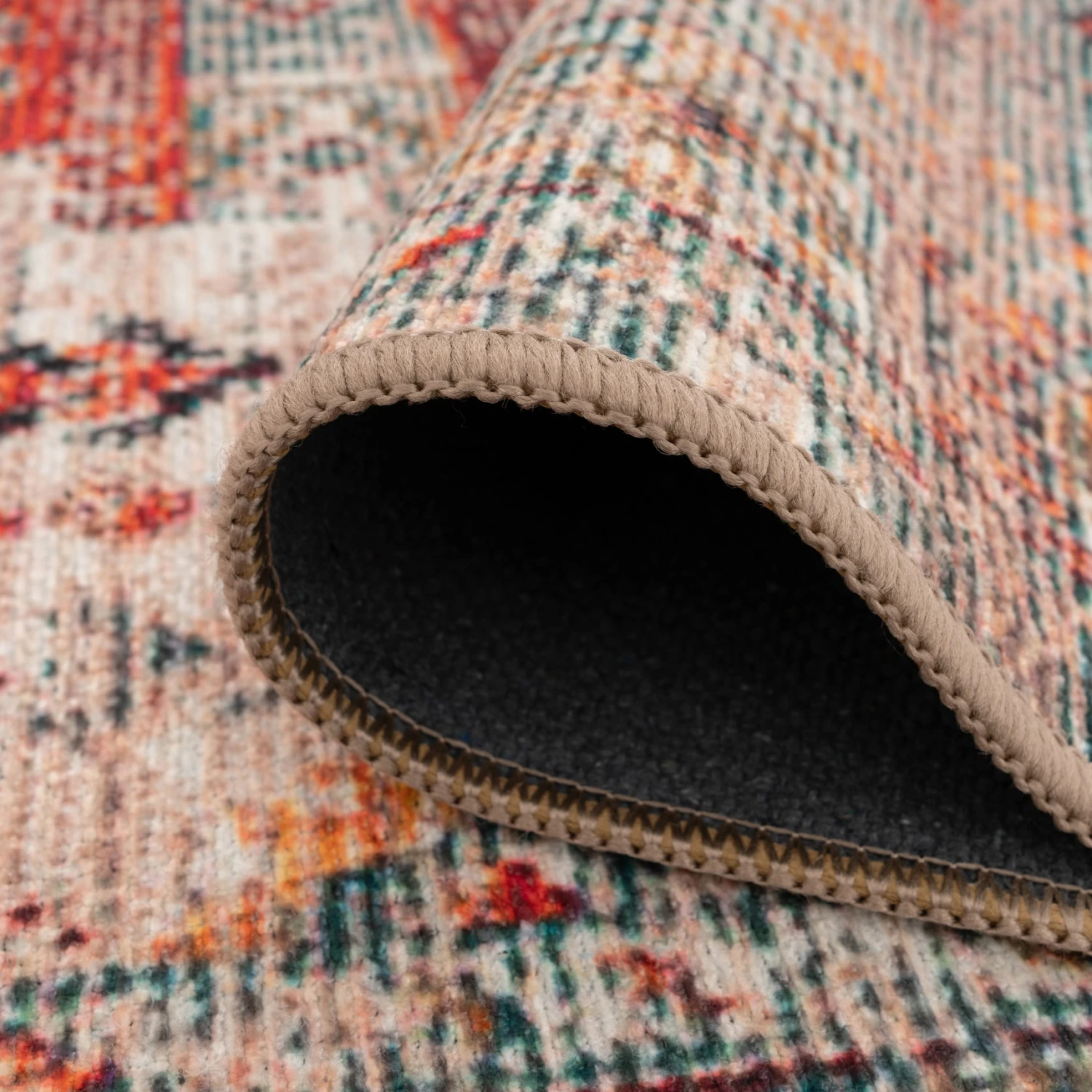 Traditional Medallion Washable Rug - Hue 15 Traditional Medallion Washable Rug - Hue - Image 13