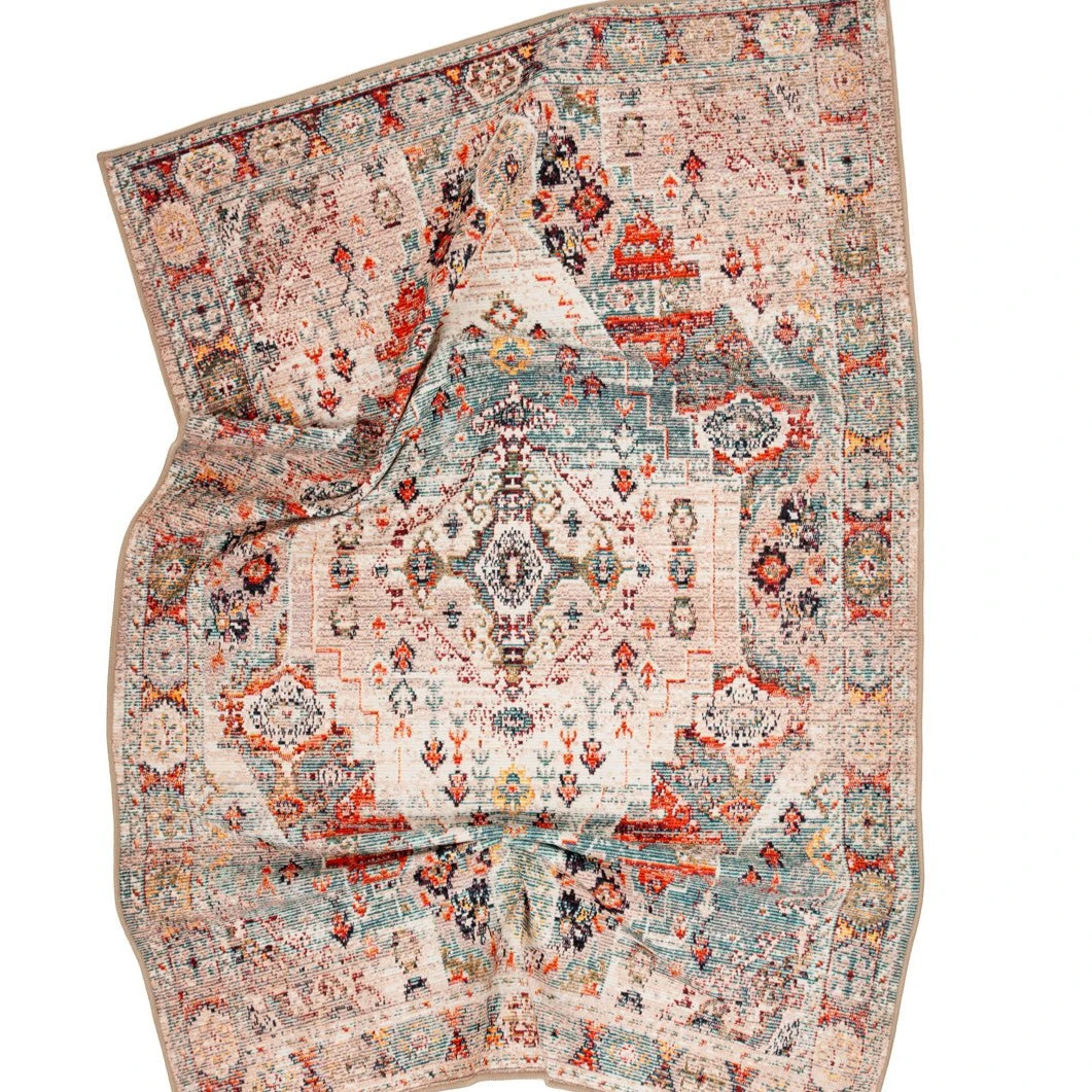 Traditional Medallion Washable Rug - Hue 18 Traditional Medallion Washable Rug - Hue - Image 16