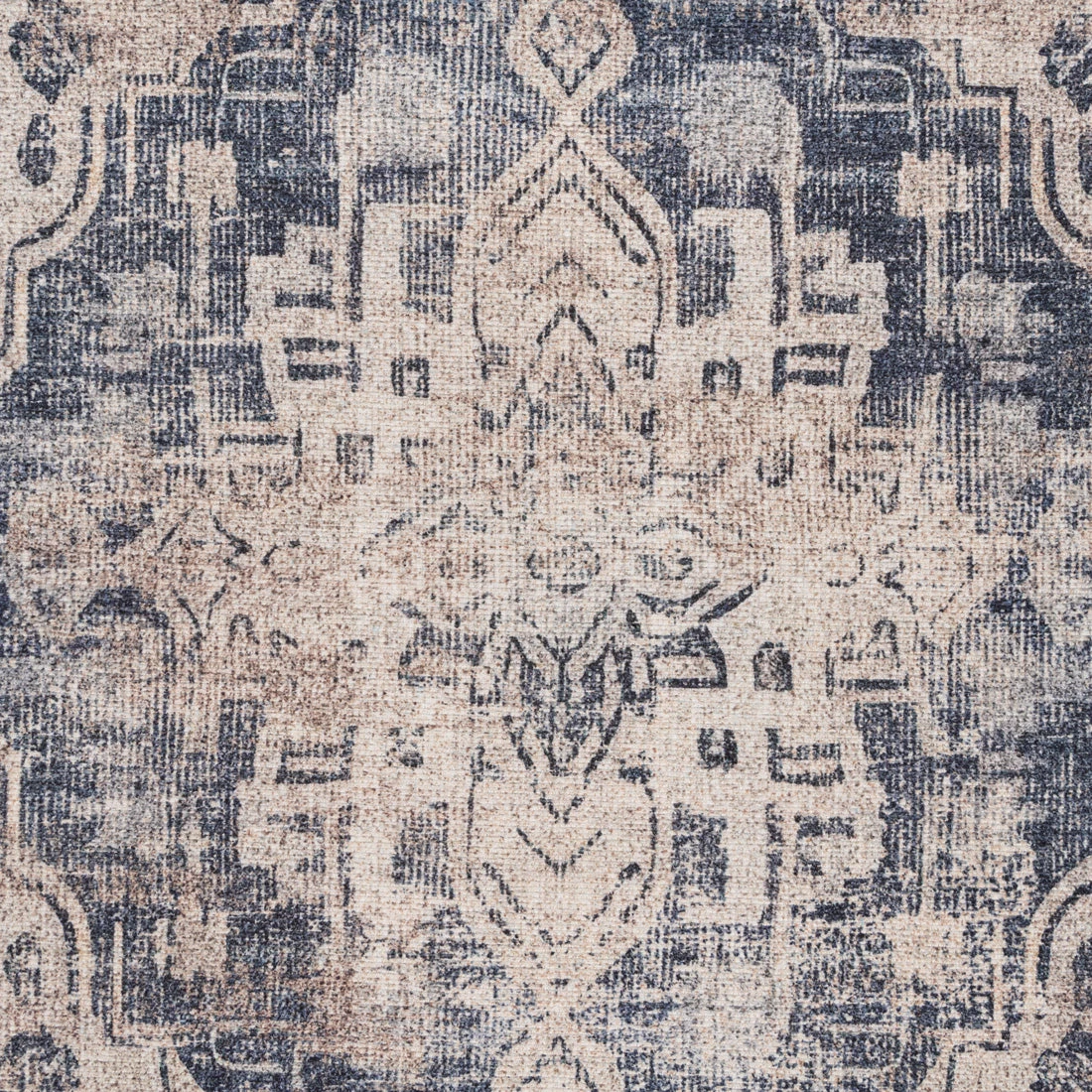 Washable Blue Traditional Rug - Kith 10 Washable Blue Traditional Rug - Kith - Image 8
