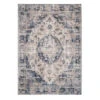 Washable Blue Traditional Rug - Kith -Kukoon Rugs Store Everyday Kith Overhead SQ