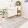 Washable Bathroom Mat - Lissy -Kukoon Rugs Store Everyday Lissy room web 1