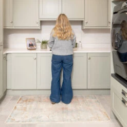 Washable Distressed Kitchen Mat - Lissy -Kukoon Rugs Store Everyday Lissy room web 7