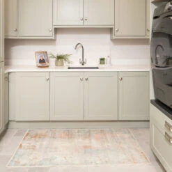 Washable Distressed Kitchen Mat - Lissy