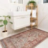 Washable Bathroom Mat - Rowe 2 Washable Bathroom Mat - Rowe -Kukoon Rugs Store Everyday Rowe room web 1