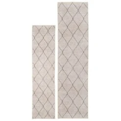 Washable Berber Trellis Runner - Sol