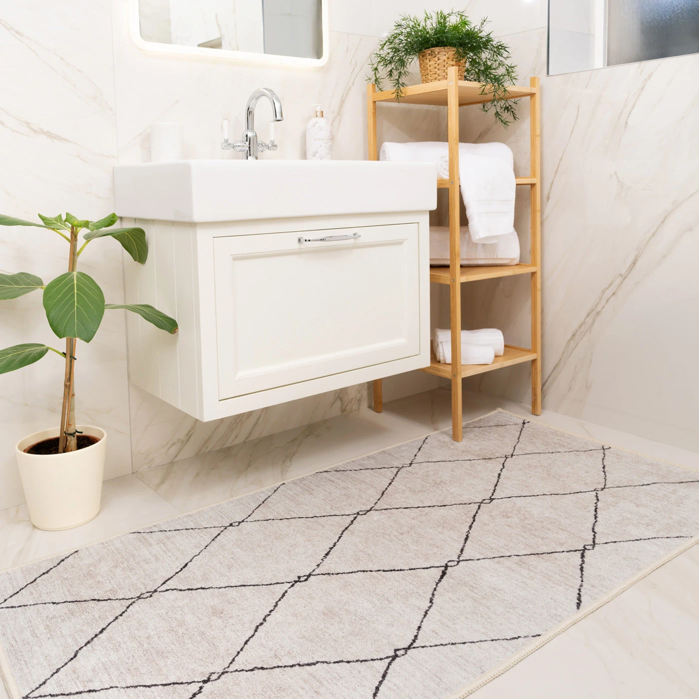 Washable Berber Trellis Rug - Sol 21 Washable Berber Trellis Rug - Sol - Image 19