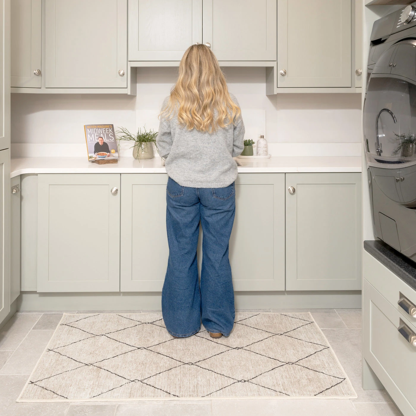 Washable Berber Trellis Rug - Sol 20 Washable Berber Trellis Rug - Sol - Image 18