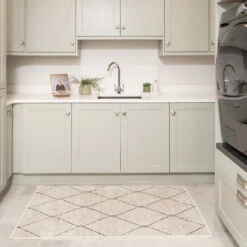 Washable Trellis Kitchen Mat - Sol