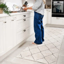 Washable Berber Trellis Runner - Sol -Kukoon Rugs Store Everyday Sol room web RRL 5 1