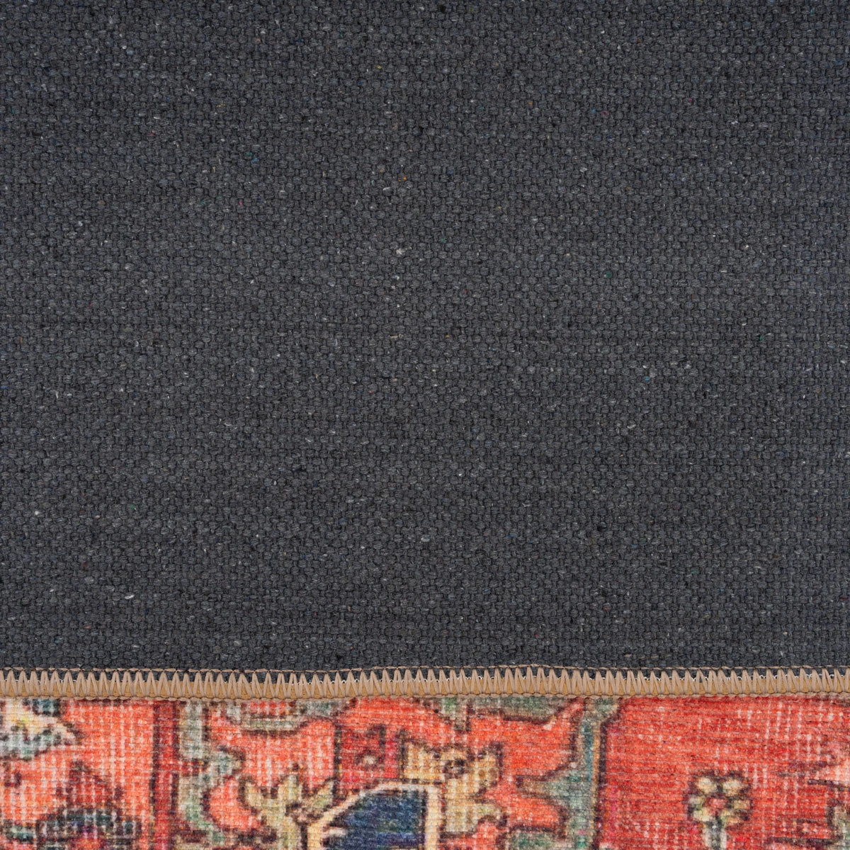 Kashan Washable Terracotta Rug - Viv 10 Kashan Washable Terracotta Rug - Viv - Image 9