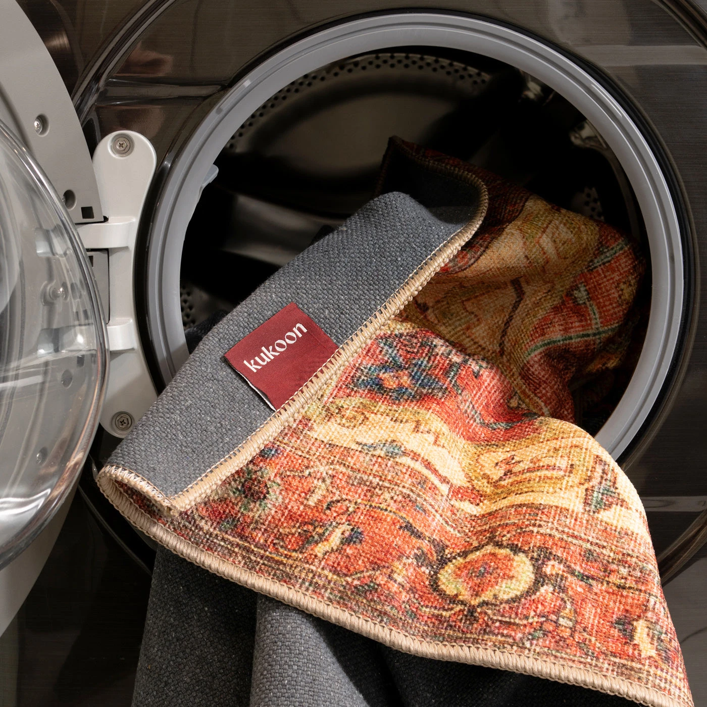 Washable Grey Kitchen Mat - Brindle 11 Washable Grey Kitchen Mat - Brindle - Image 10