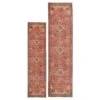 Kashan Washable Terracotta Runner - Viv -Kukoon Rugs Store Everyday Viv overhead RR RRL SQ
