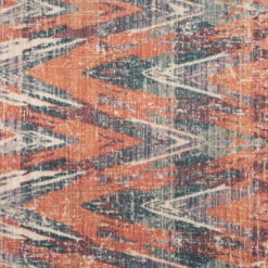 Washable Multicolour Zig Zag Runner - Ziggy 22 Washable Multicolour Zig Zag Runner - Ziggy -Kukoon Rugs Store Everyday Ziggy Detail 06 1