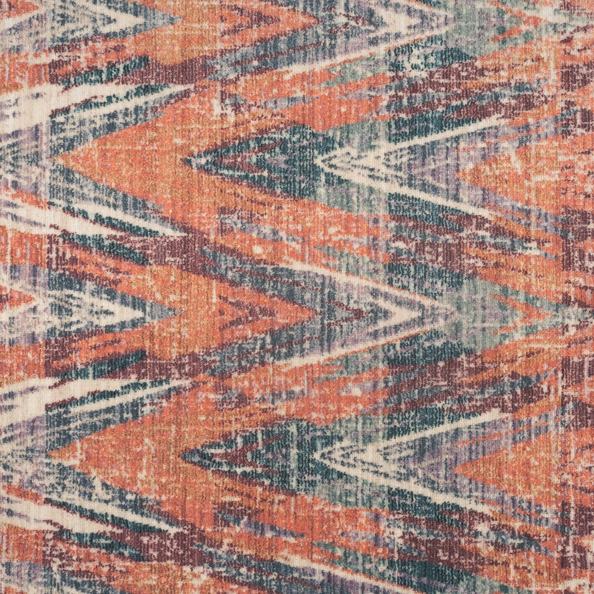 Washable Multicolour Zig Zag Runner - Ziggy 11 Washable Multicolour Zig Zag Runner - Ziggy - Image 9