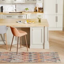 Washable Multicolour Zig Zag Runner - Ziggy 18 Washable Multicolour Zig Zag Runner - Ziggy -Kukoon Rugs Store Everyday Ziggy Room Web RRL copy