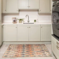 Washable Multicolour Kitchen Mat - Ziggy