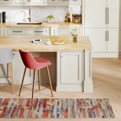 Washable Vibrant Abstract Runner - Blur -Kukoon Rugs Store Everyday blur Room Web RRL