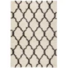 Cream Moroccan Trellis Shaggy Rug -Kukoon Rugs Store Florence Denali Cream 1