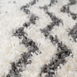 Cream Scandi Nordic Shaggy Runner Rug -Kukoon Rugs Store Florence Etna Cream Lifestyle 1 5B4 5D