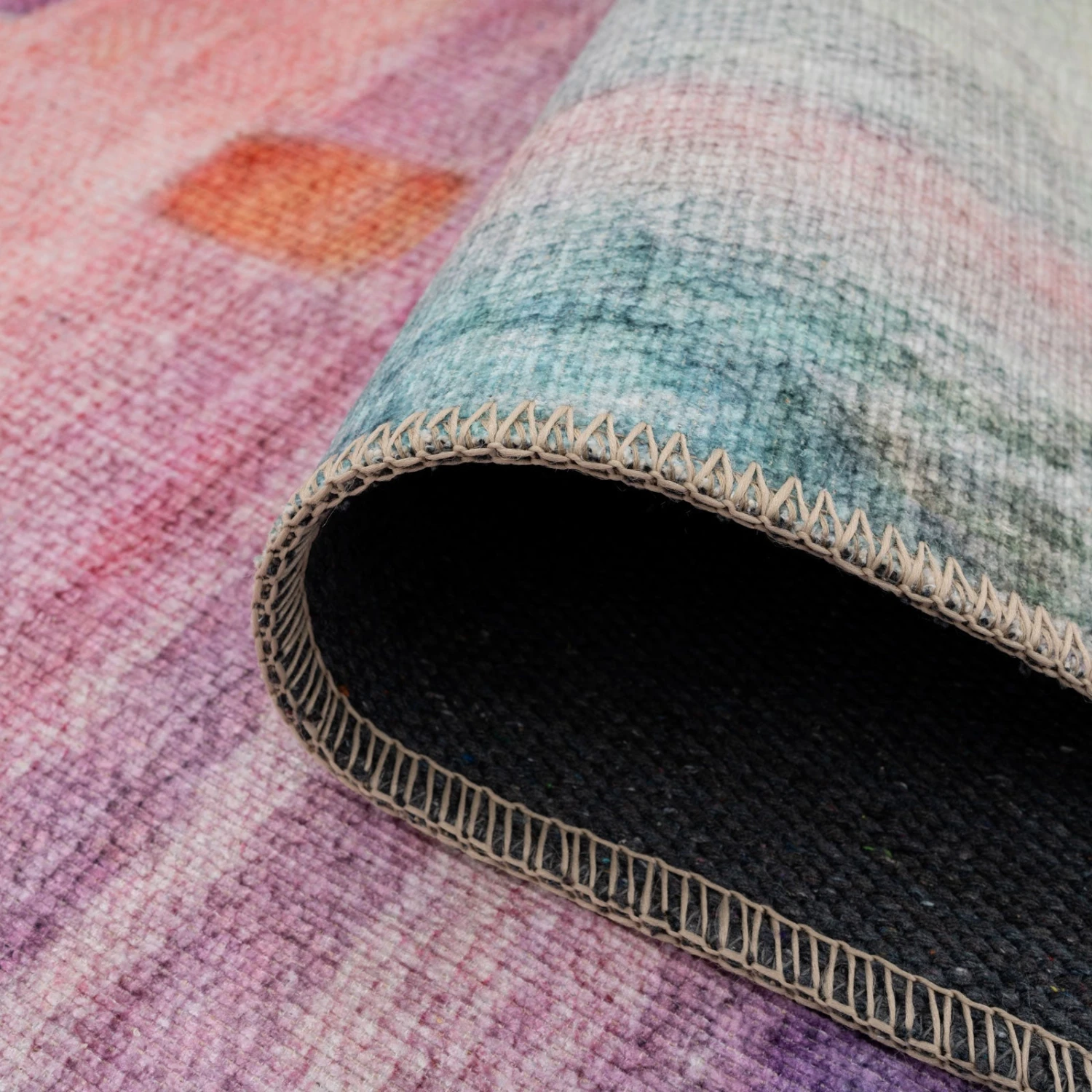 Brushed Canvas Washable Designer Rug - Outing 6 Brushed Canvas Washable Designer Rug - Outing - Image 4