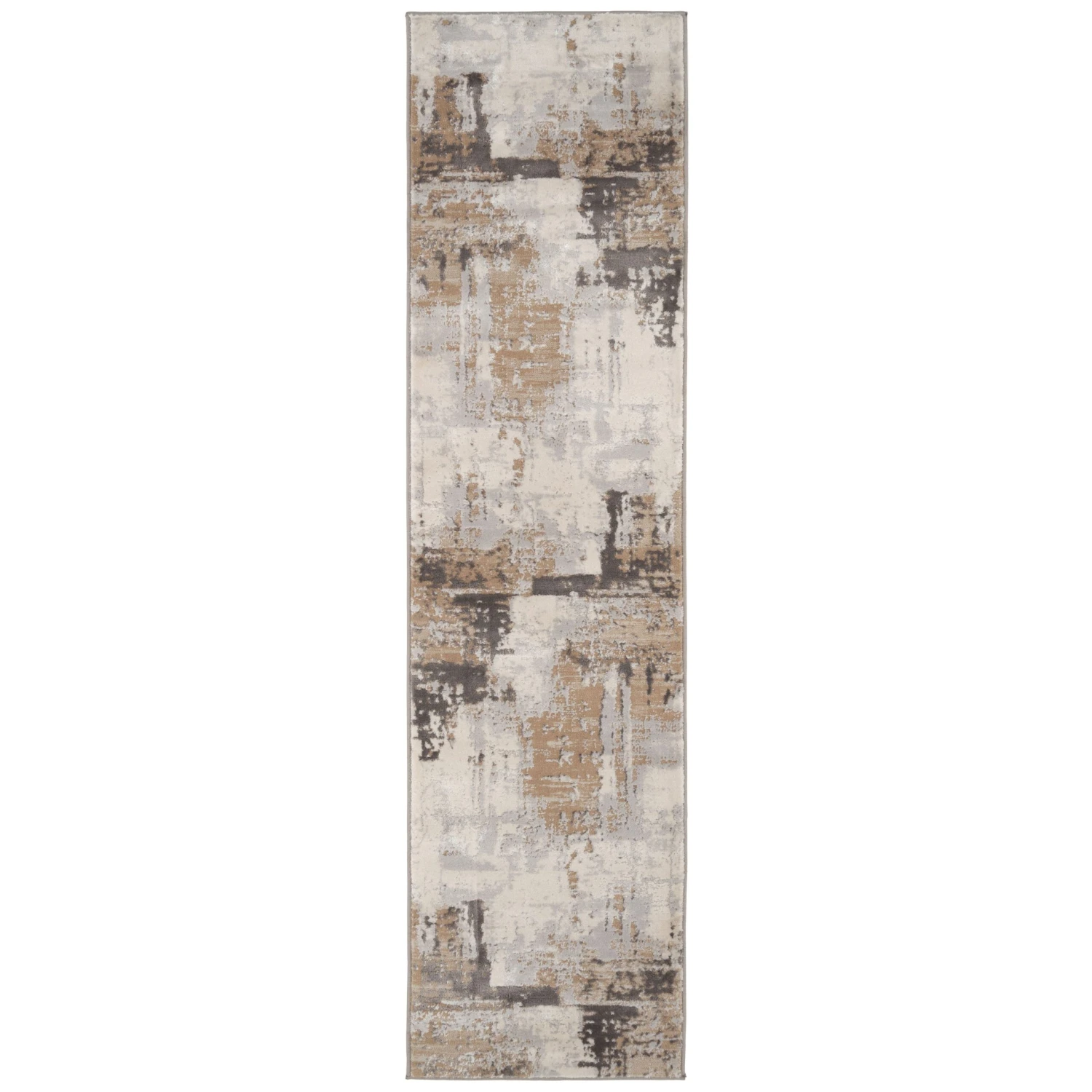 Distressed Abstract Beige Area Rug - Grace 15 Distressed Abstract Beige Area Rug - Grace - Image 13