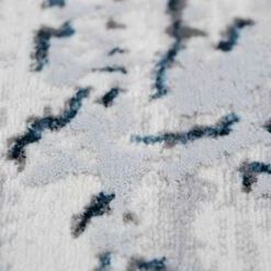 Modern Blue Abstract Distressed Hall Runner Rugs -Kukoon Rugs Store Hatton 20hat12 20 73 5B4 5D