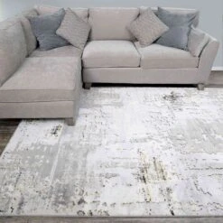 Modern Gold Abstract Distressed Hall Runner Rugs 11 Modern Gold Abstract Distressed Hall Runner Rugs -Kukoon Rugs Store Hatton 20hat12 20 93 5B3 5D