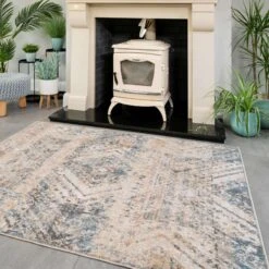 Soft Multicolour Concentric Diamond Runner Rug -Kukoon Rugs Store Ikaro 20living 20rooms 20rugs 20 54 5B3 5D