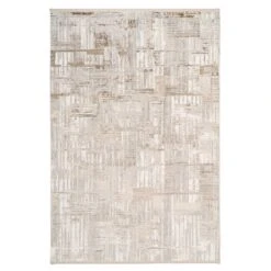 Lustre Gold Woven Print Rug - Eetu