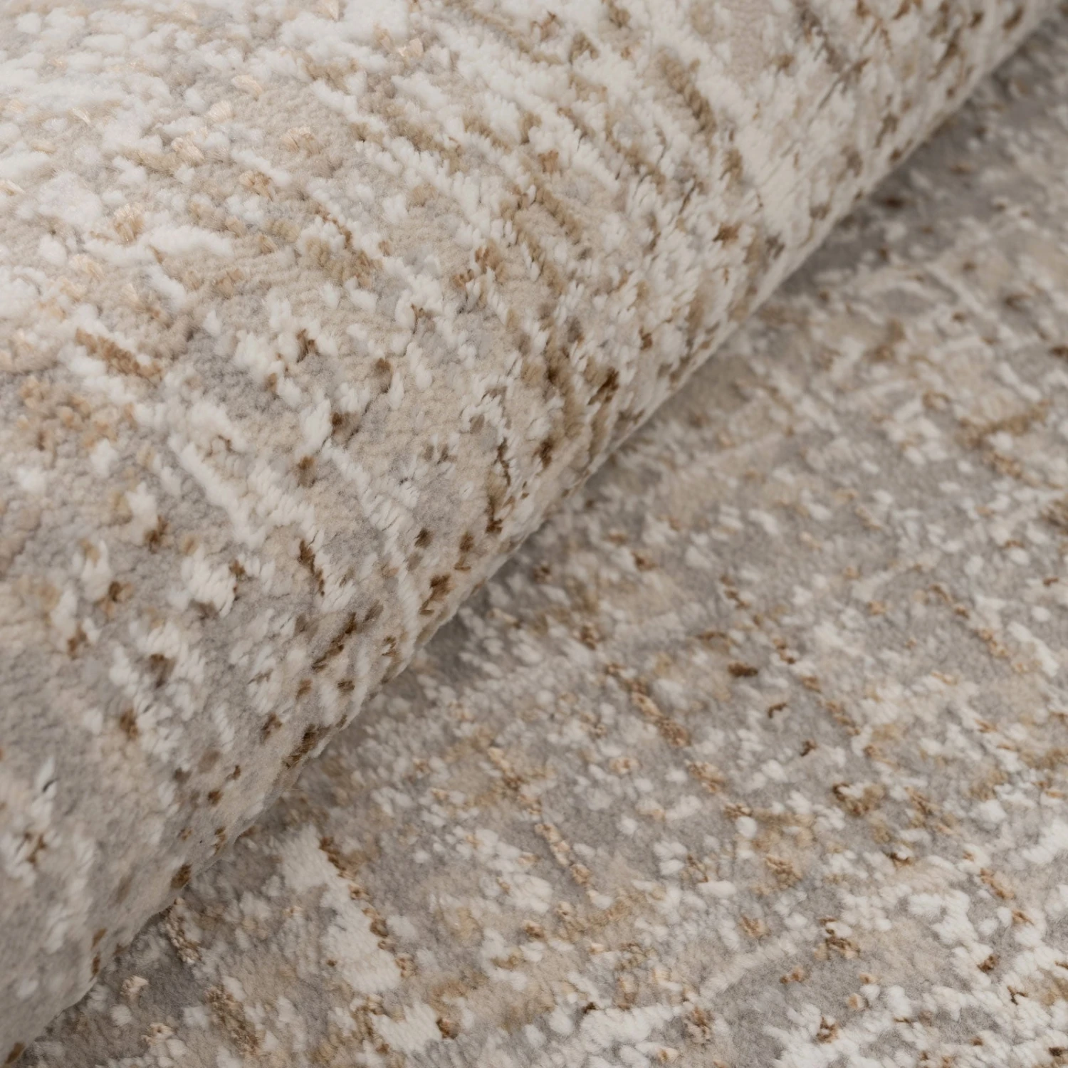 Golden Abstract Living Room Rug - Esme 5 Golden Abstract Living Room Rug - Esme - Image 3