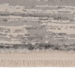 Grey Brush Strokes Area Rug - Nami -Kukoon Rugs Store Ishbel Nami 01080