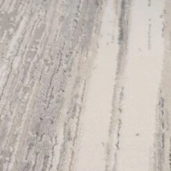 Grey Brush Strokes Area Rug - Nami -Kukoon Rugs Store Ishbel Nami 01096