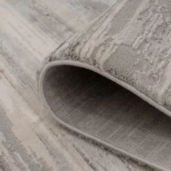 Grey Brush Strokes Area Rug - Nami -Kukoon Rugs Store Ishbel Nami 01113