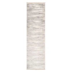 Grey Brush Strokes Area Rug - Nami -Kukoon Rugs Store Ishbel Nami 09932 overhead RR