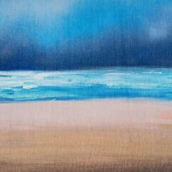 Washable Coastal Blue Designer Rug - Breathe -Kukoon Rugs Store JR breathe 02677