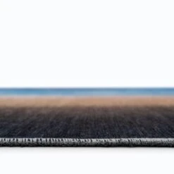 Washable Coastal Blue Designer Rug - Breathe -Kukoon Rugs Store JR breathe 02687