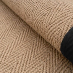 Black Border Jute Runner Rug - Juliette Black -Kukoon Rugs Store Juliette Black Cotton Border Jute Beige Plain Woven Detail Rug 1 c06c3496 2b86 4be9 9752 5d127b1ad054
