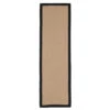 Black Border Jute Runner Rug - Juliette Black -Kukoon Rugs Store Juliette Black Cotton Border Jute Beige Plain Woven Runner Overhead 32 Rug e4875ec1 ab76 4aa8 a488 7b5657043900 1
