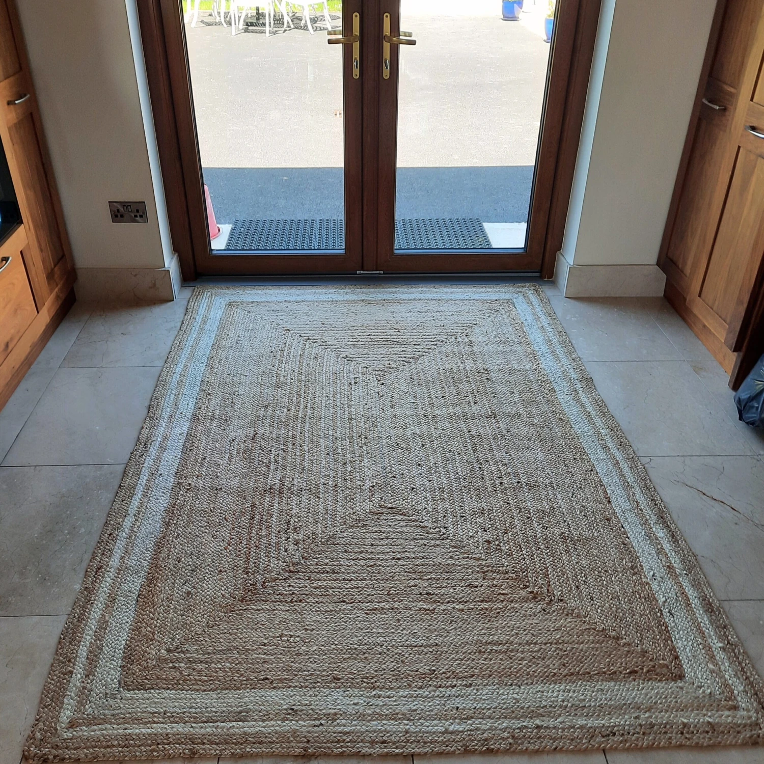 Natural Bordered Jute Rug - Laurel 12 Natural Bordered Jute Rug - Laurel - Image 11