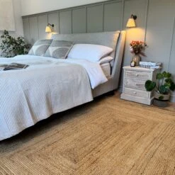 Natural Rustic Braided Jute Rug - Althea 13 Natural Rustic Braided Jute Rug - Althea -Kukoon Rugs Store Jute Althea Brown Bedroom Rug