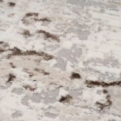 Soft Beige Modern Distressed Rug - Zoya -Kukoon Rugs Store Keisa Zoya details 00923