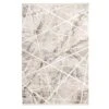 Soft Beige Geometric Rug - Valo -Kukoon Rugs Store Keisa valo overhead 09868