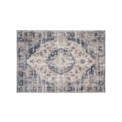 Washable Blue Kitchen Mat - Kith -Kukoon Rugs Store Kith 1